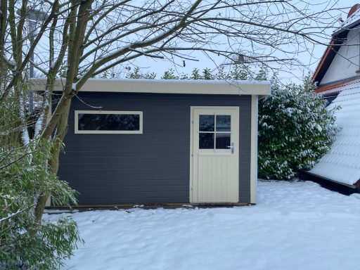 Saunahaus Das Saunahaus im Garten vom Witte Huus.